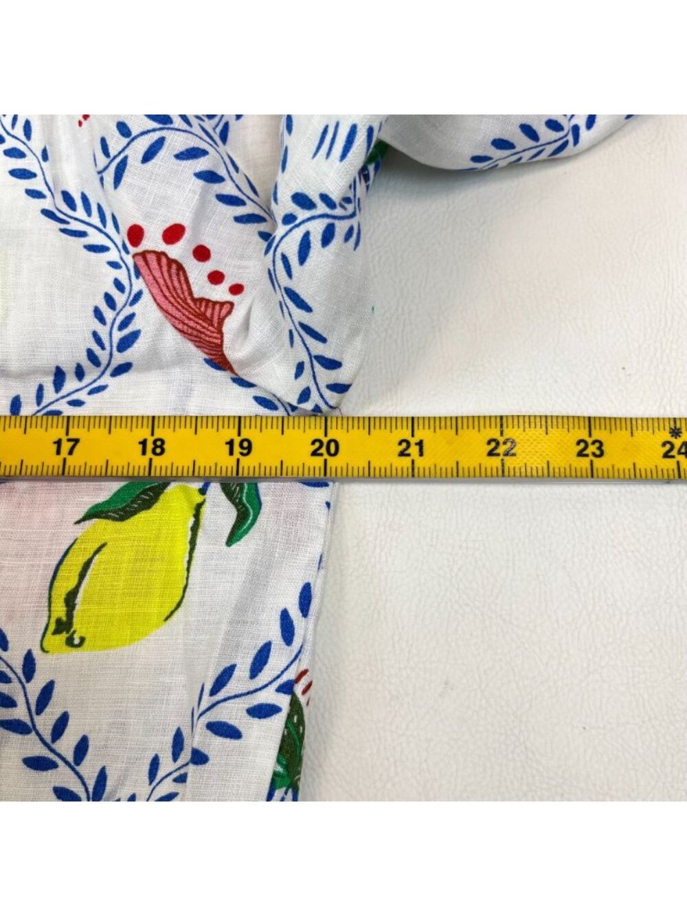 NWOT Boden Cleo Linen Tie Waist Dress Multicolor V-Neck Size 8 - Picture 12 of 14